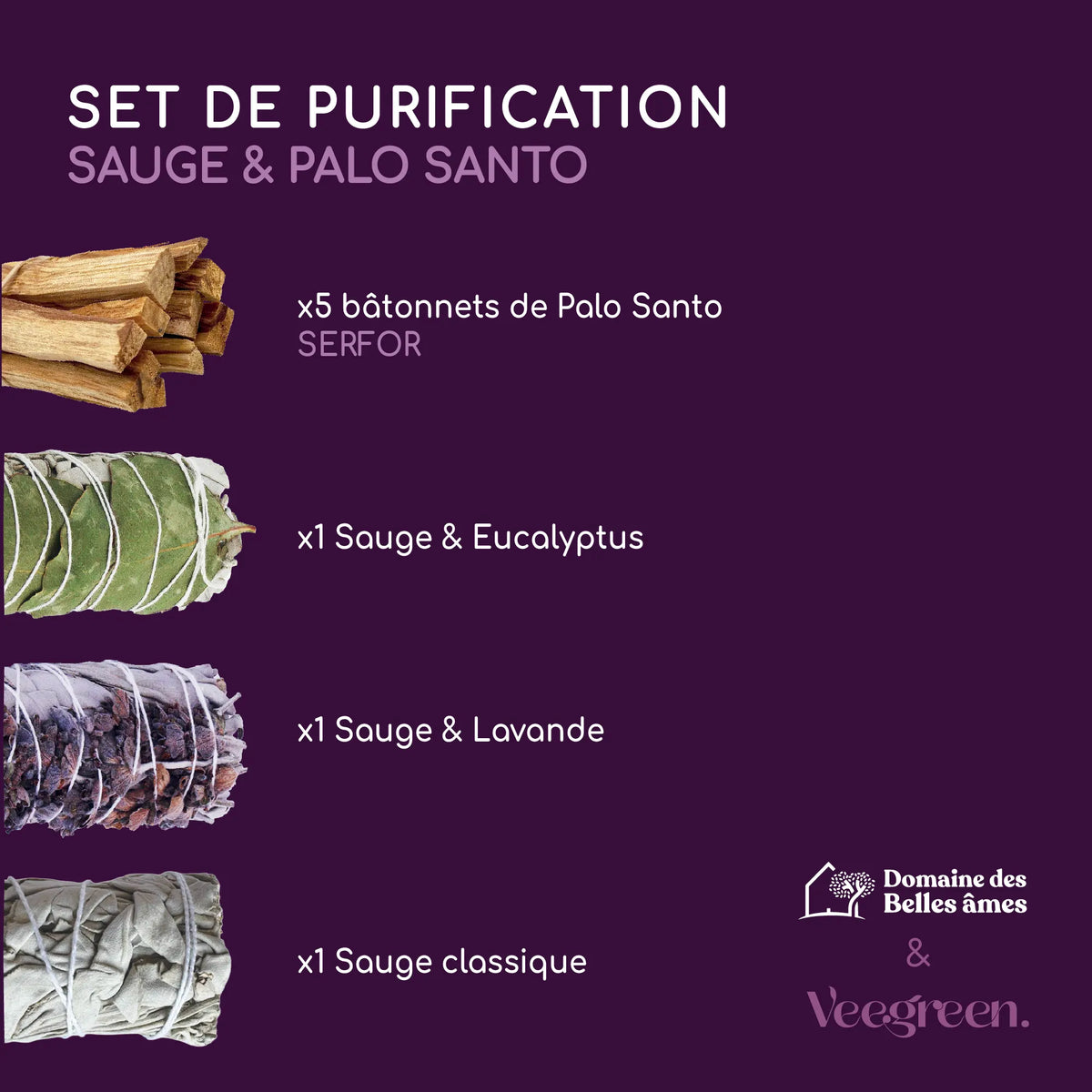 Cofanetto le domaine des belles âmes x Veegreen
