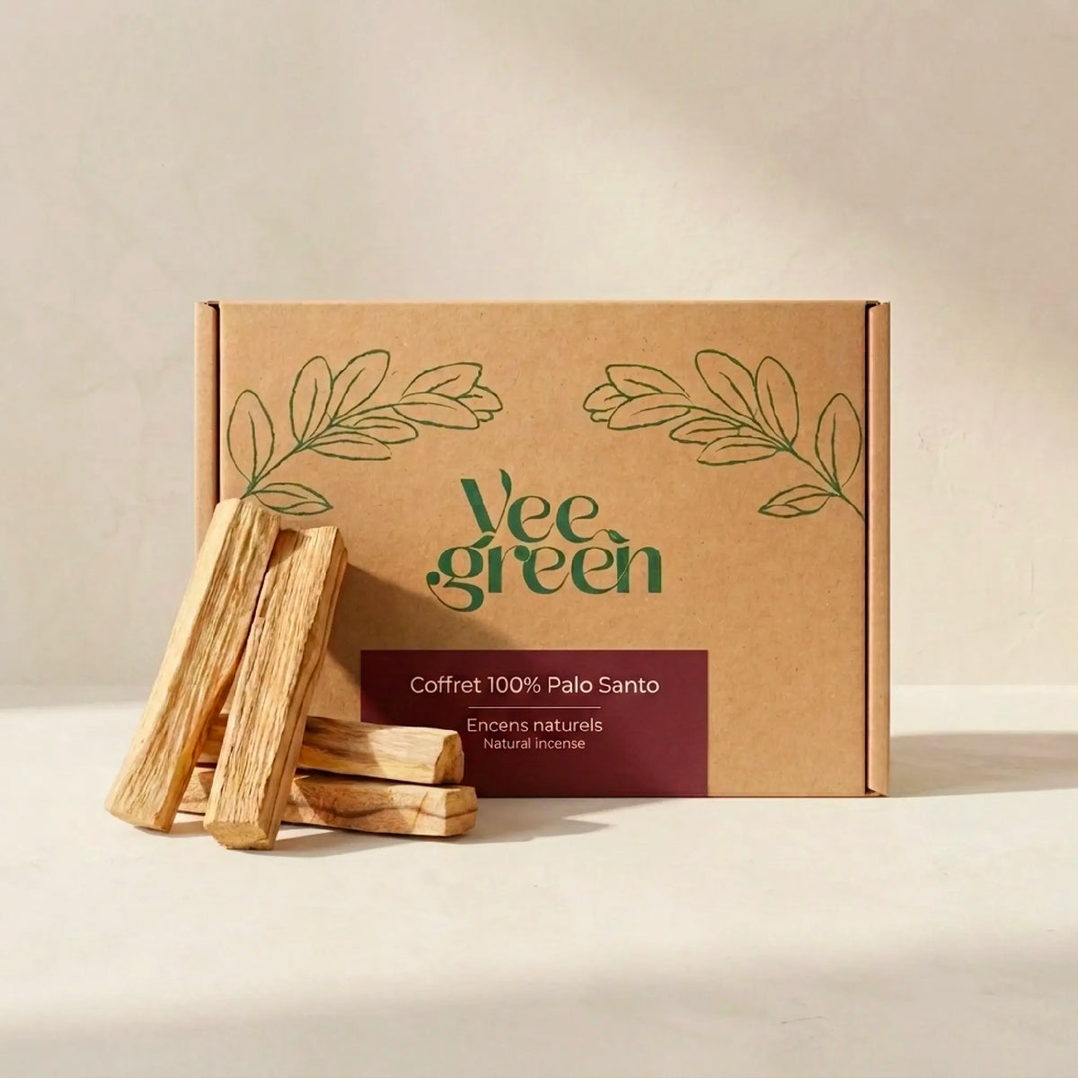 Cofanetto legno di Palo Santo – 150g + Guida