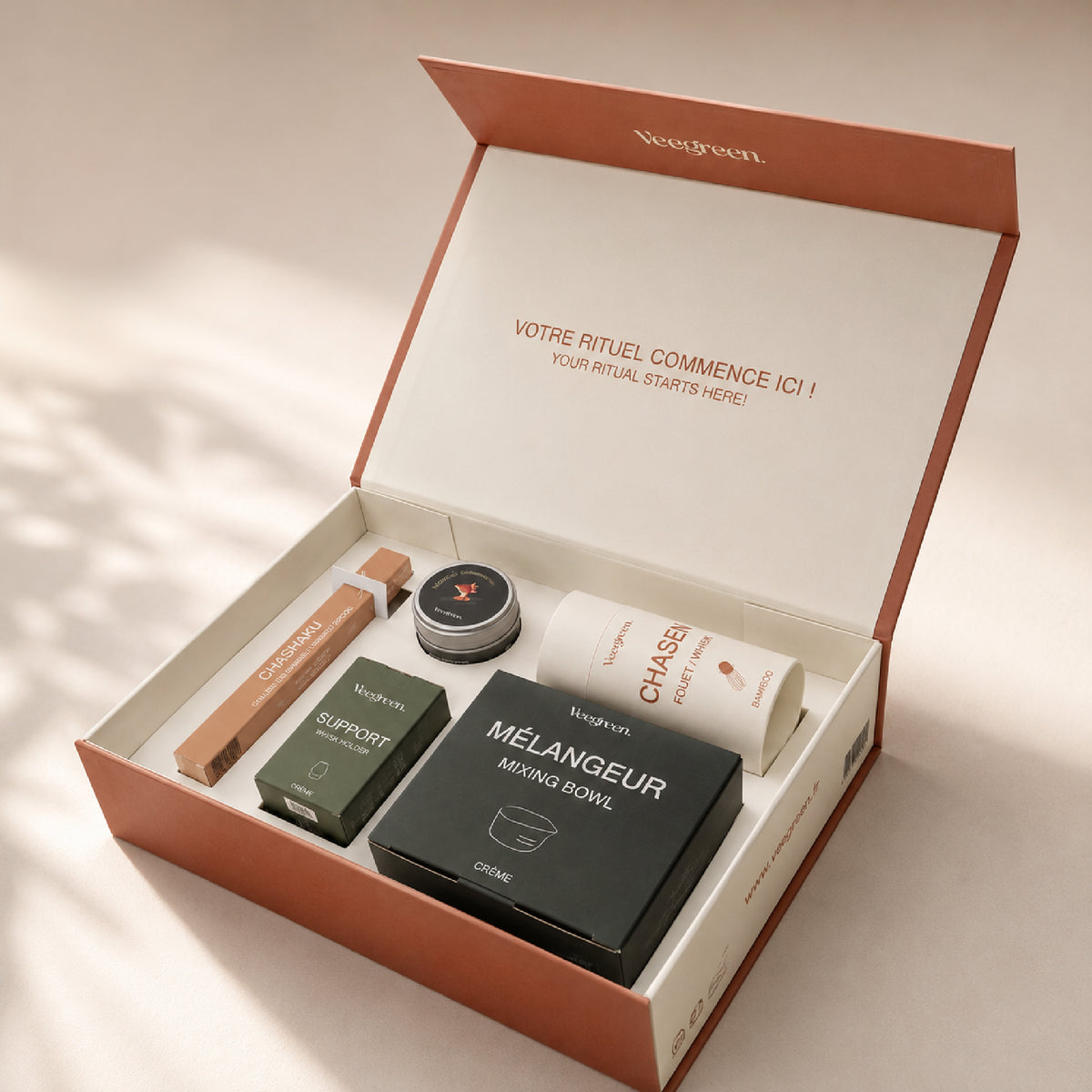Cofanetto cerimonia con matcha biologico