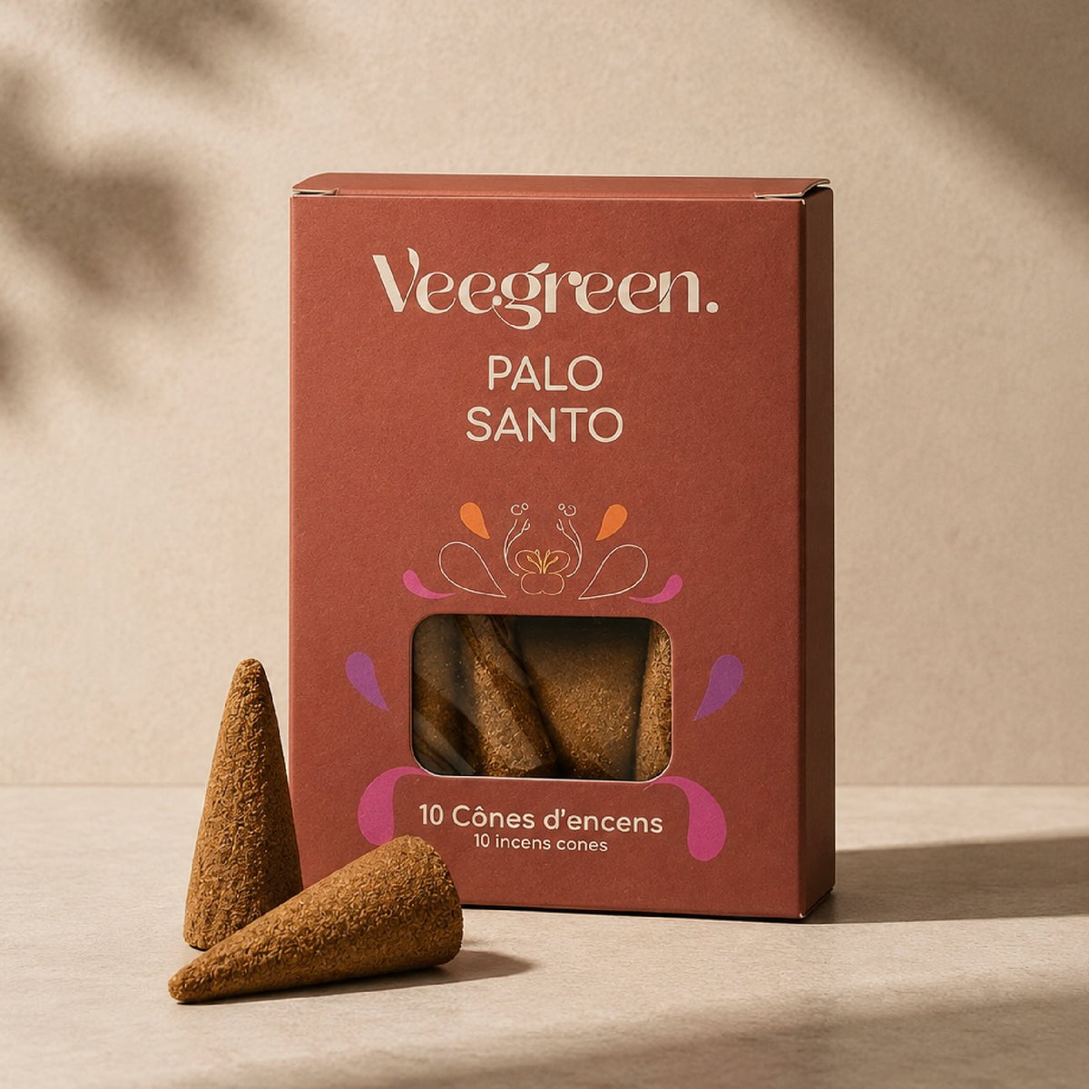 Coni incenso Palo Santo naturali x10