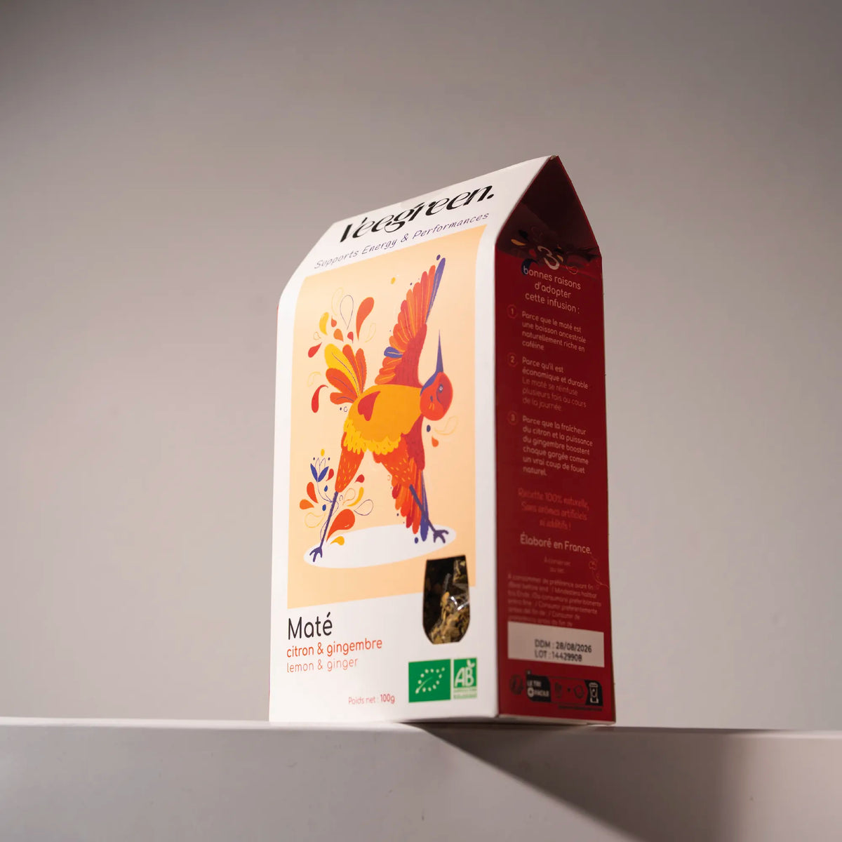 Mate Limone Zenzero Biologico
