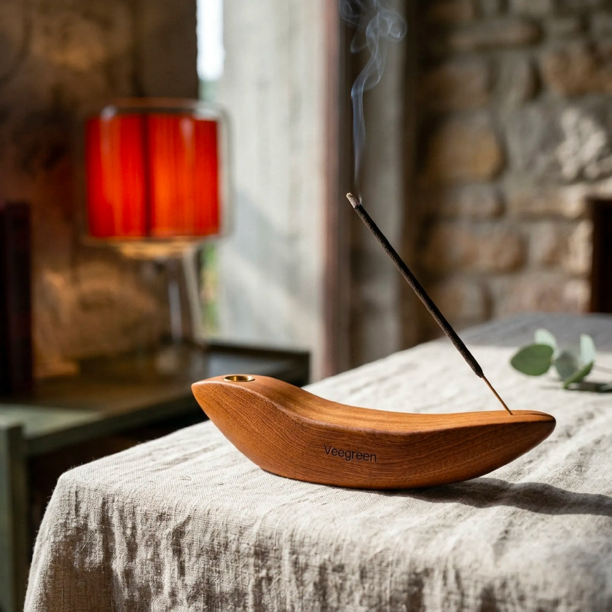 Signature Solid Wood Incense Holder