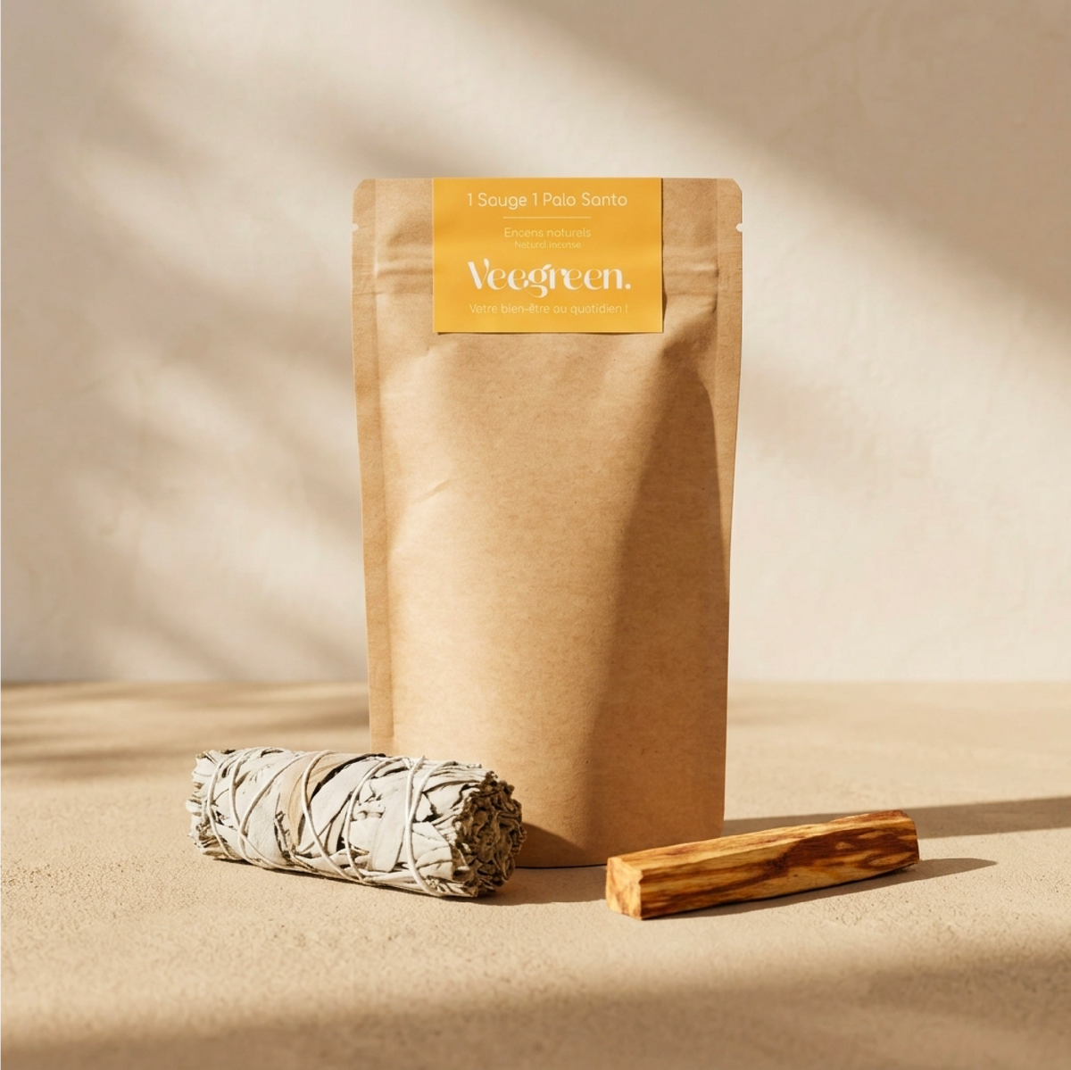Borsa di salvia bianca e Palo Santo