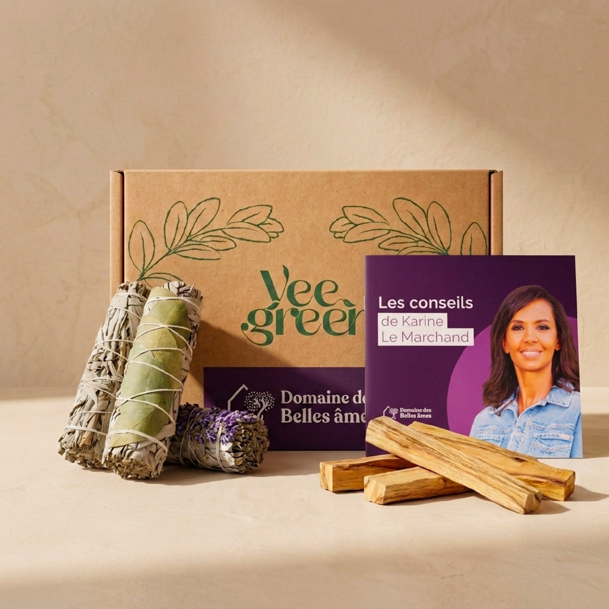 Cofanetto le domaine des belles âmes x Veegreen