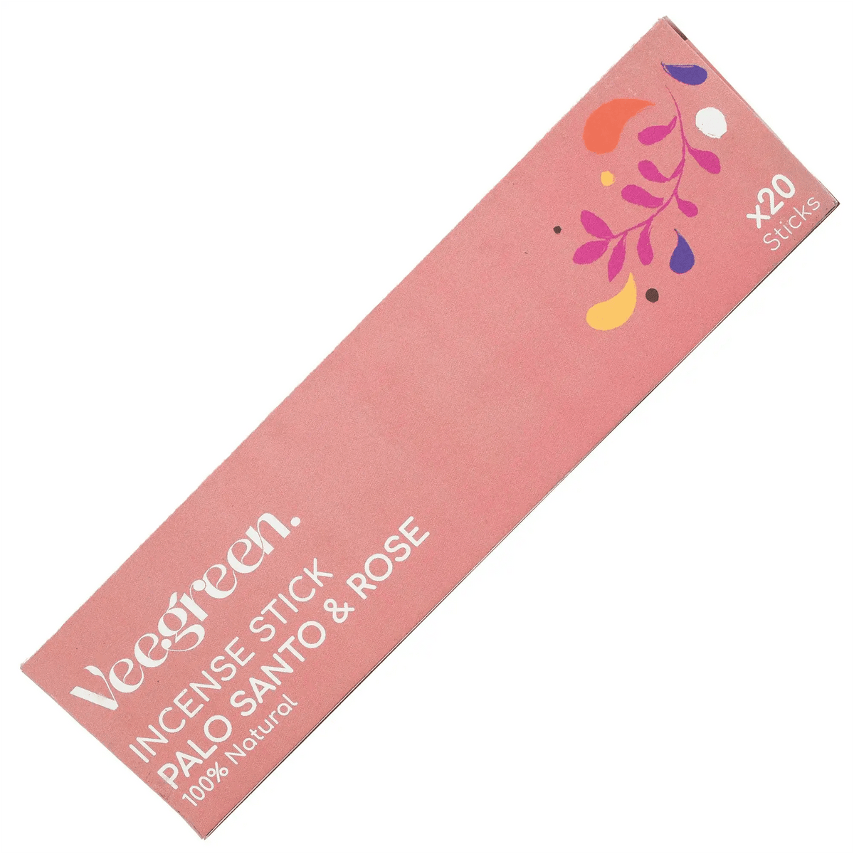 Natural Palo Santo & Rose Incense x20