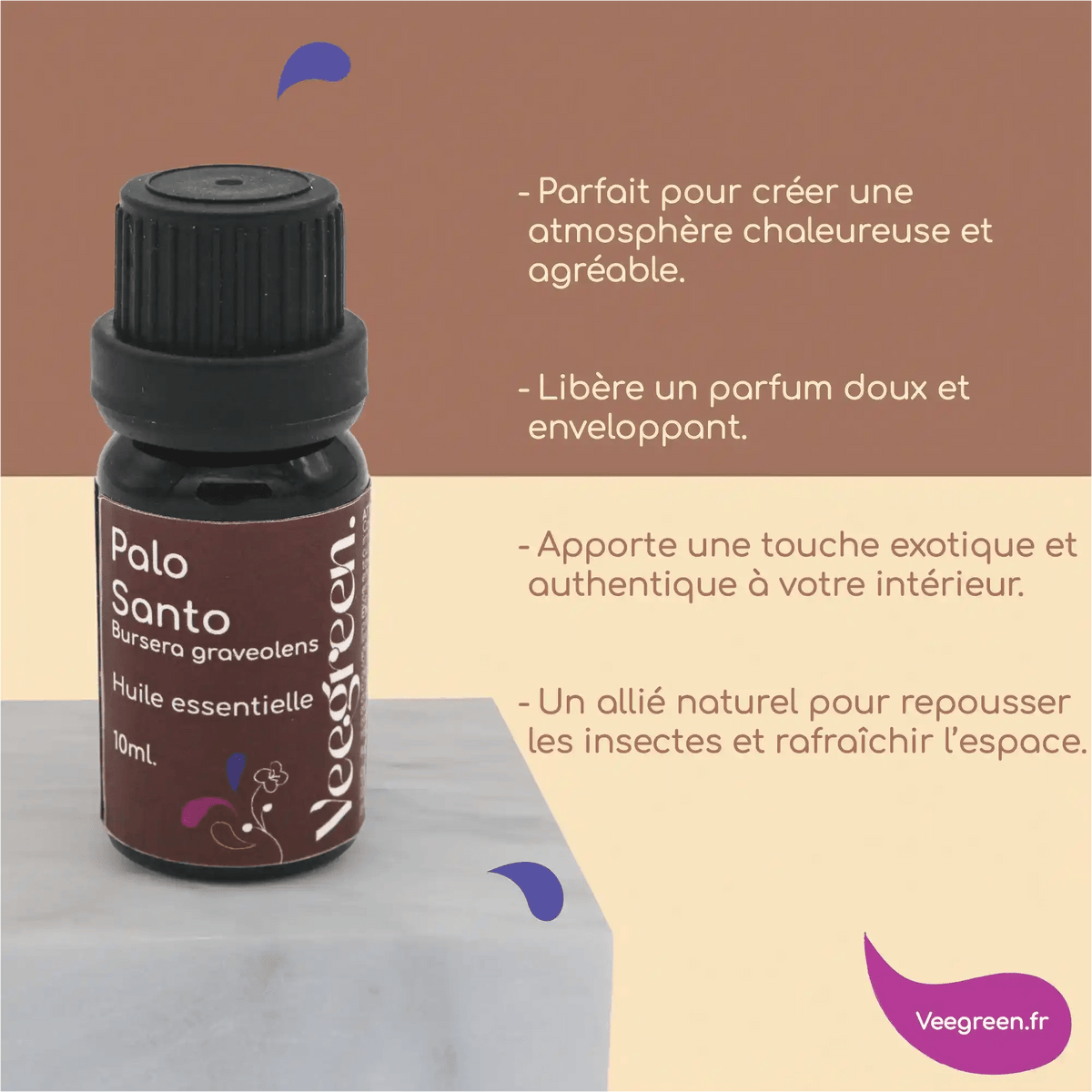 Huile essentielle Palo Santo 100% naturelle