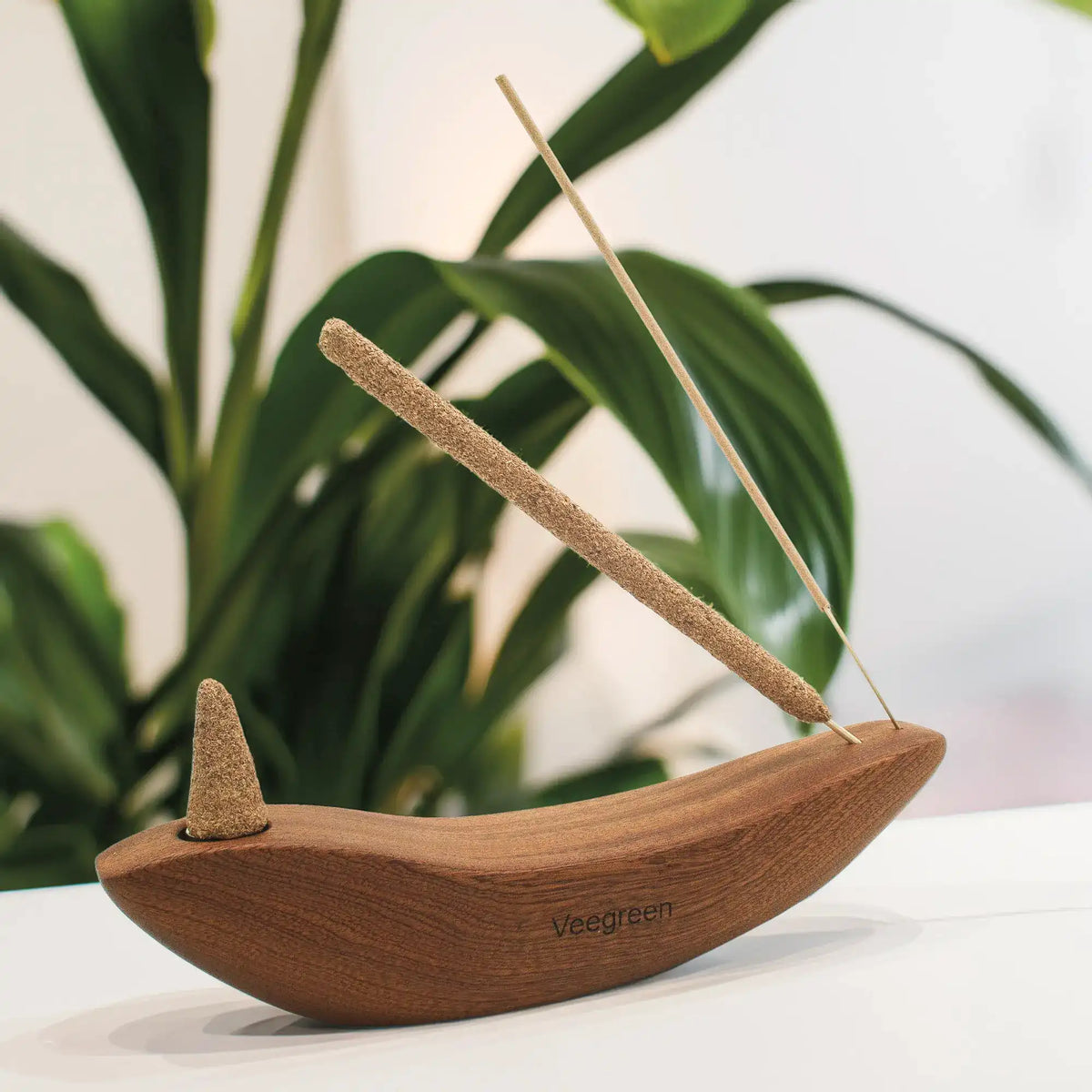 Signature Solid Wood Incense Holder